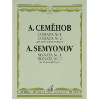 Semenov. Sonata No. 1. Sonata No. 2. For viola and piano
